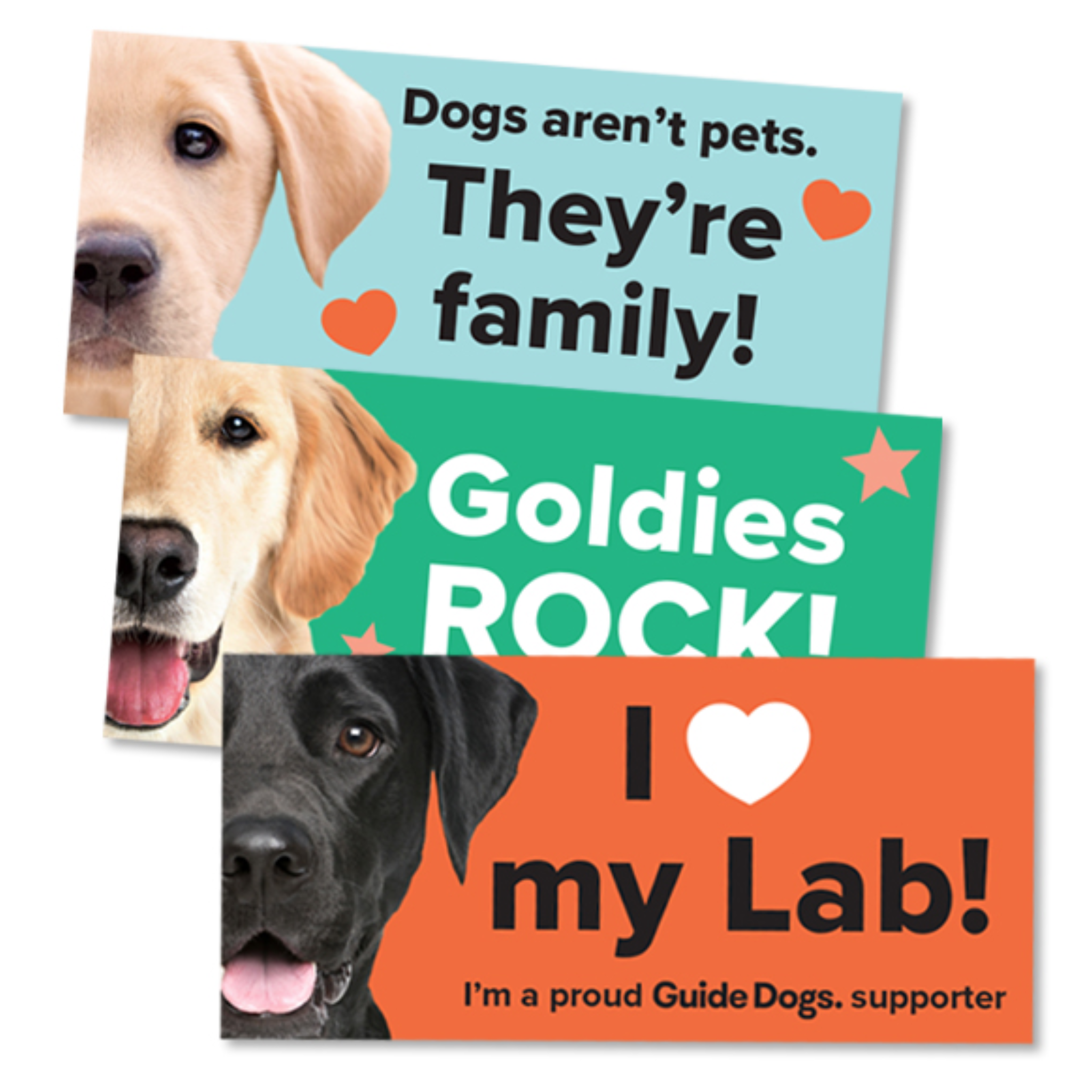 Guide Dogs Bumper Stickers