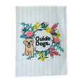 Cotton Tea Towels - Puppy Flowers (2 pack)